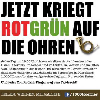 Samstag 22.September: 1000 Hörner in Düsseldorf