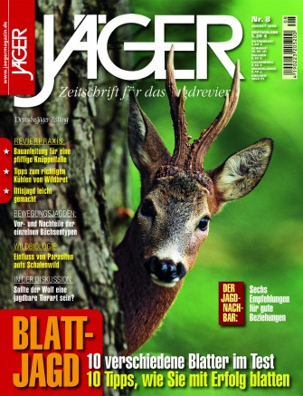 August 2008: Titelthema: Blattjagd