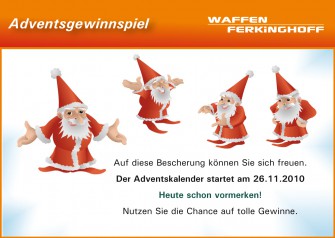 Online-Adventsgewinnspiel