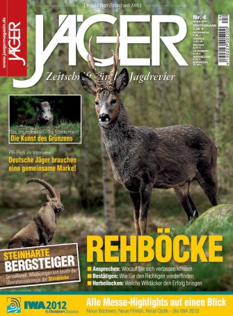 Ab heute im Handel: die April-Ausgabe des JÄGER