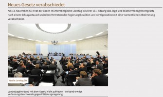 Neues Gesetz verabschiedet