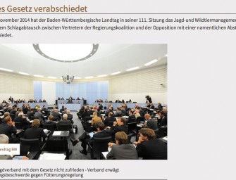 Neues Gesetz verabschiedet