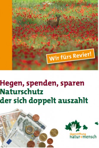 Hegen, spenden, sparen