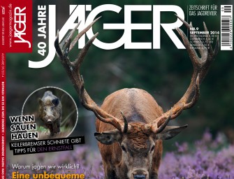JÄGER 9/2014  ab heute am Kiosk!