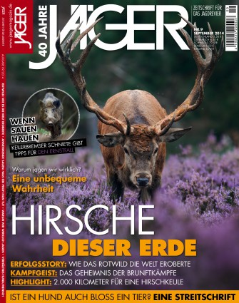 JÄGER 9/2014  ab heute am Kiosk!