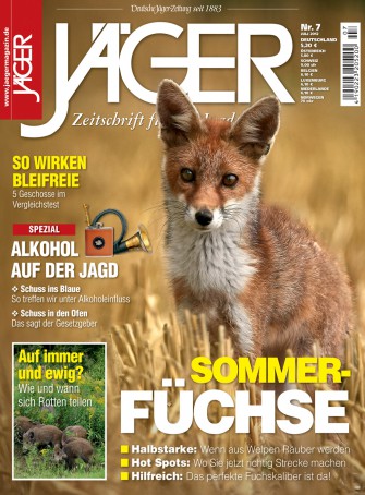 Ab Mittwoch 27.06. im Handel: die Juli-Ausgabe des JÄGER