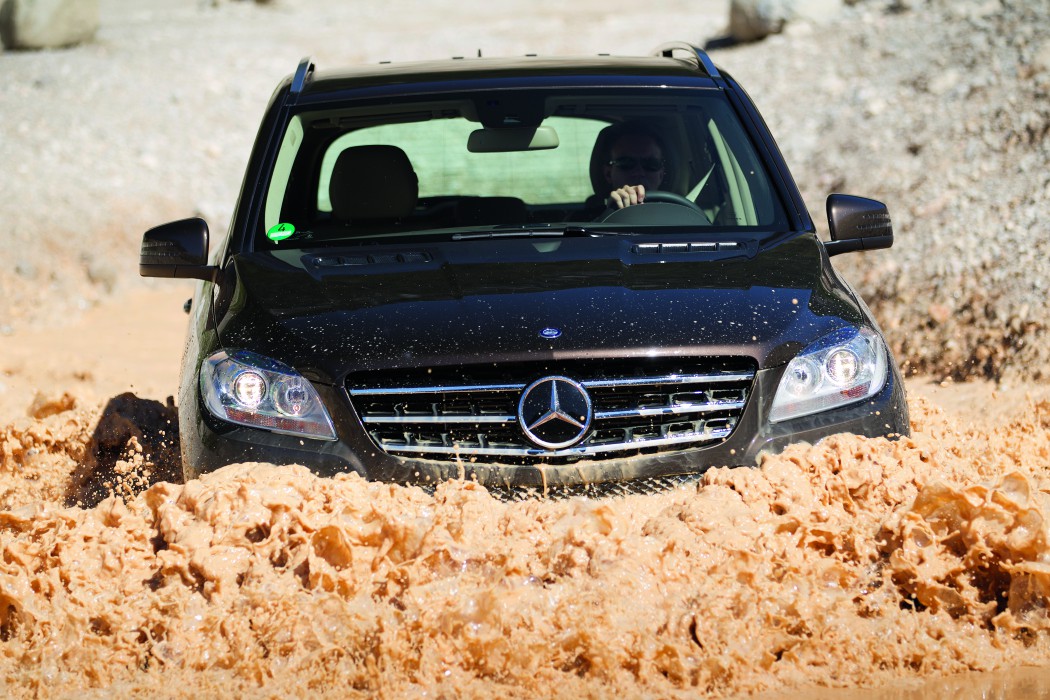 Mercedes Benz M Klasse Kitzbühel Fahrveranstaltung 2011