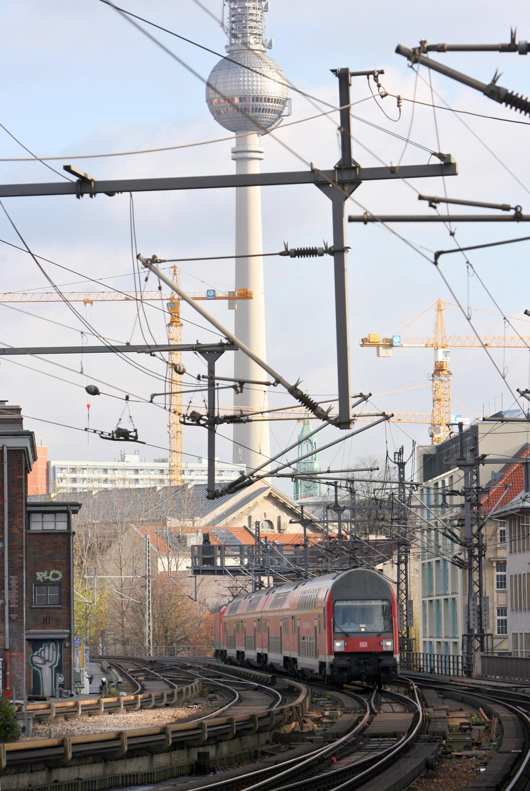 A Deutsche Bahn Regional Express train a