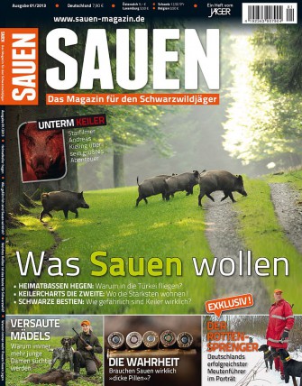 SAUENMAGAZIN 1/13 – ab sofort im Handel!