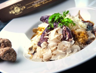 Rehfilet mit Trüffelrisotto