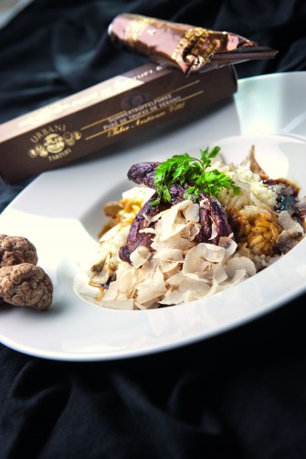 Rehfilet mit Trüffelrisotto