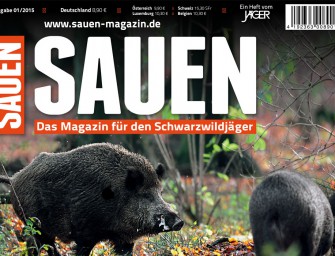 Ab 1. April am Kiosk: Das neue SAUEN-Magazin.