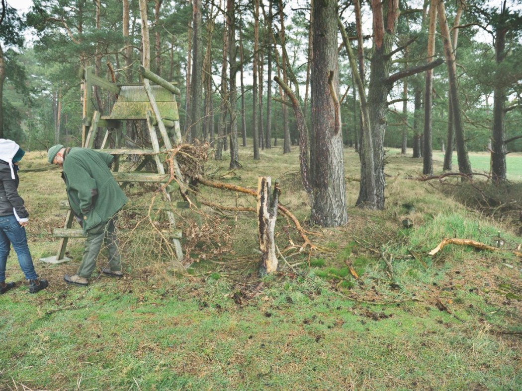 Jäger Ralf K. am Ort des Geschehens ©Jägermagazin