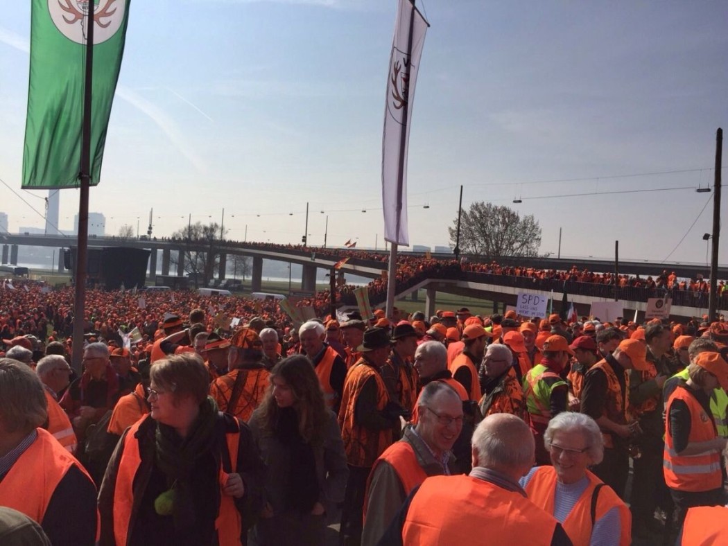 Protest in Düsseldorf ©Martini/DJV