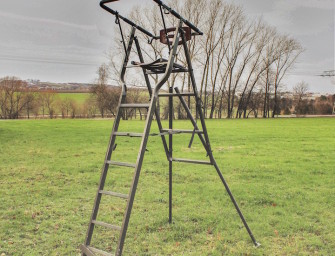 7 Ansitzleitern im Test: Knobloch-Bockleiter