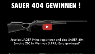JÄGER Prime Verlosung – Jetzt Sauer 404 Synchro XTC gewinnen!