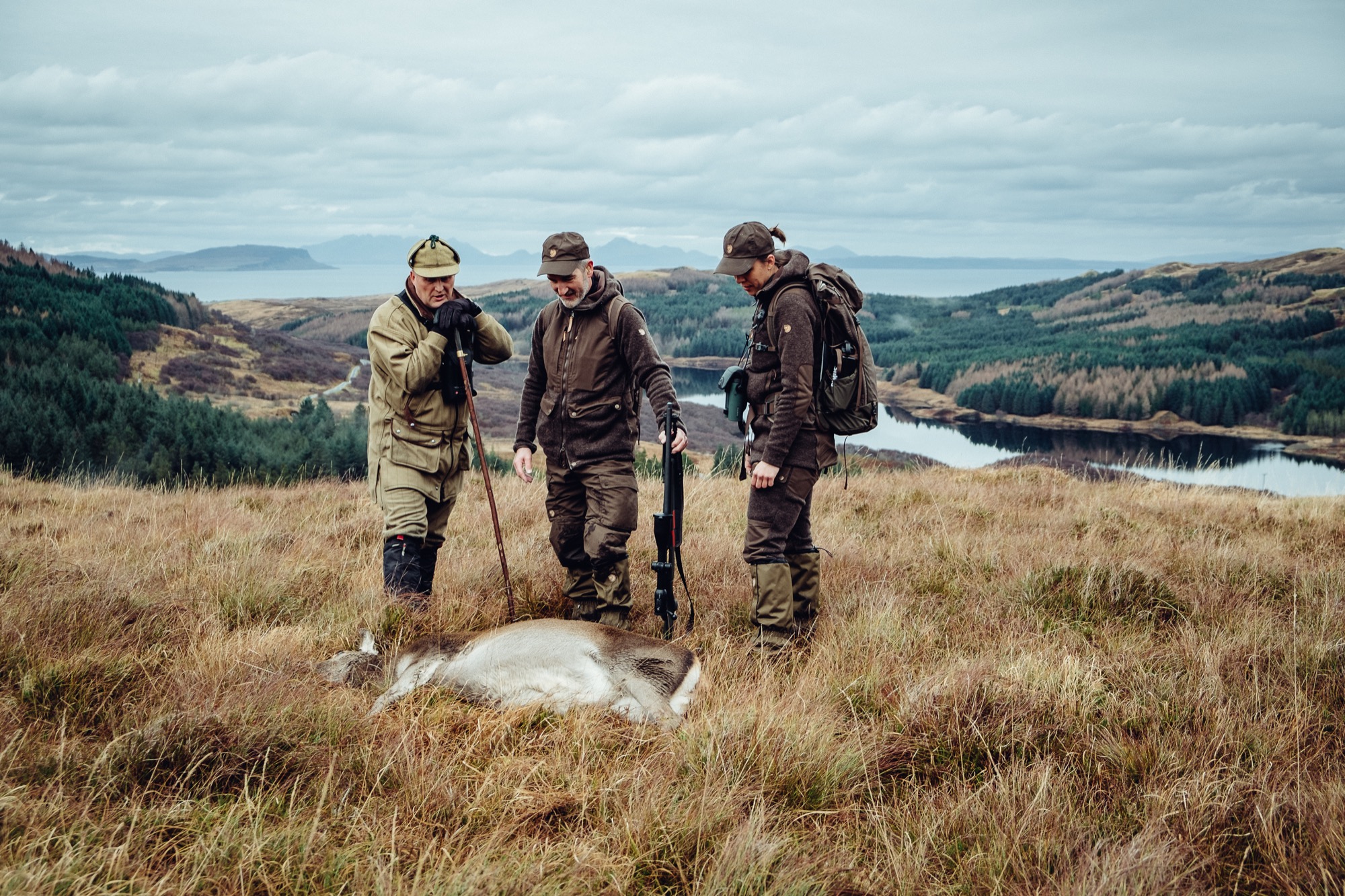 Fjällräven Pirsch Kombo Ergebnisse der JÄGER Testreise 2017 jagen ins Schottland hunting highlands westhighlandhunting JÄGERMAGAZIN Swarovski