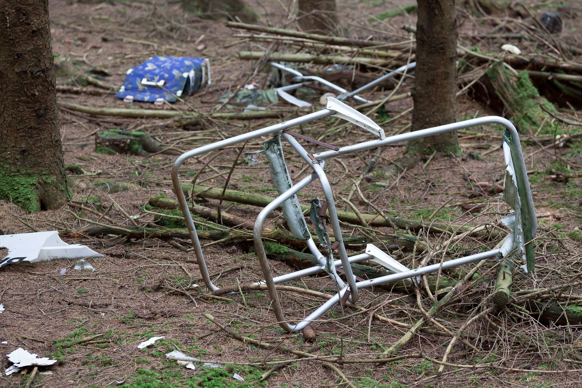 DJV Aktion - Frühjahrsputz im Revier Müll Wald