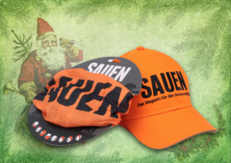 SAUEN Cap + SAUEN Halsschlauch + SAUEN Ausgabe