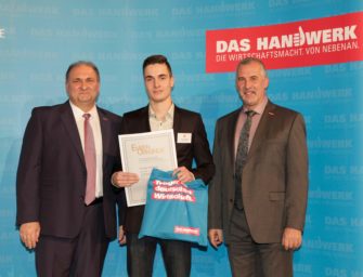 Phillip Gottstein ist Bundessieger im Büchsenmacherhandwerk