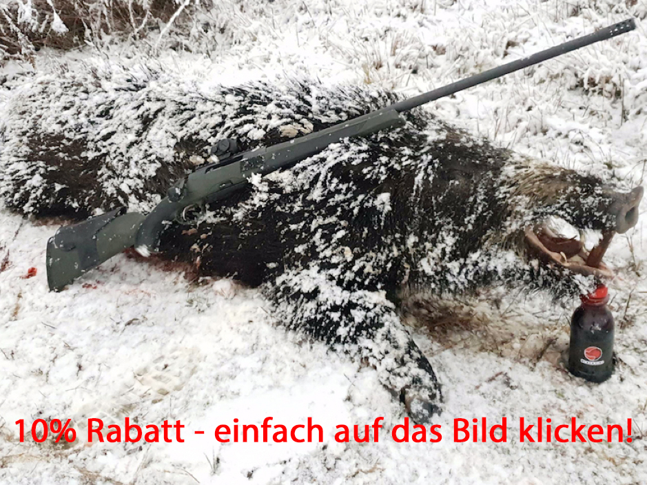 Wenn der Buchenholzteer am Ende ist - dann ist die Zeit von BLACK FIRE angebrochen. Der Wildschwein-Lockstoff lotst treffsicher kapitale Schweine in ihr Revier!