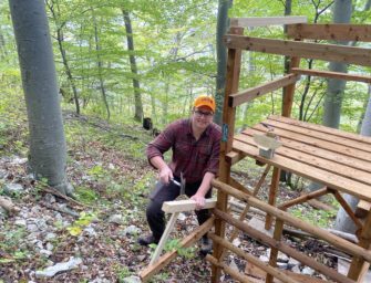Wochenende im Revier: Hochsitzbau und Krähenjagd