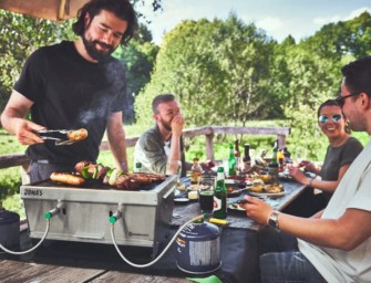 Gas-Klappgrill JONES von Burnhard: Grillen, egal wo!