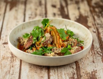 Tataki vom Damwild–eine exotische Vorspeise