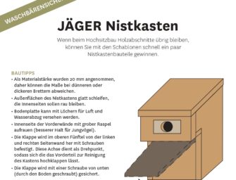 Nistkastenbauplan