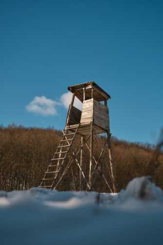 Hochsitz eingestürzt – Jäger muss wiederbelebt werden!