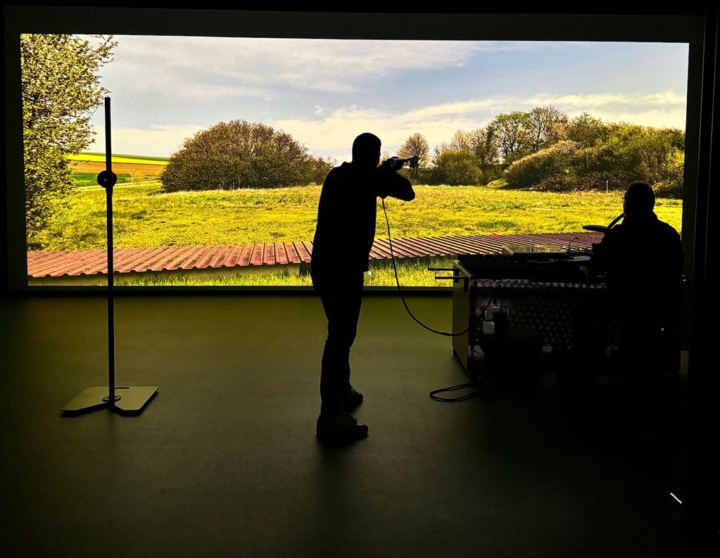 Training im Schießkino